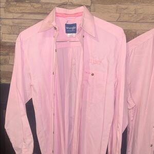 Wrangler Light Pink Long Sleeve Shirt